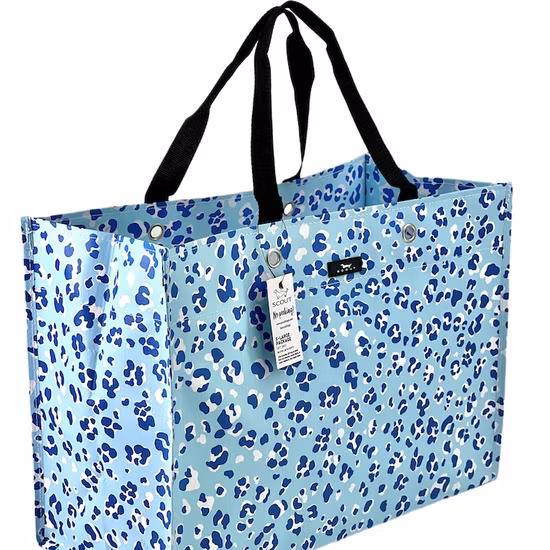Customized PP Nonwoven Woven Recycled Pet Bottle RPET Uncoated Coated Laminated Foldable Recyclable Printed Tote Carry Handle Plastic Shopping Bag