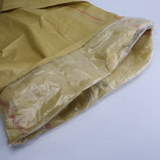 Druckbeutel, 25 kg Jutebeutel, 100 kg Reissäcke, Verschlussfadensack, laminierter, farbiger, gewebter Polypropylen-PP-Verpackungsbeutel